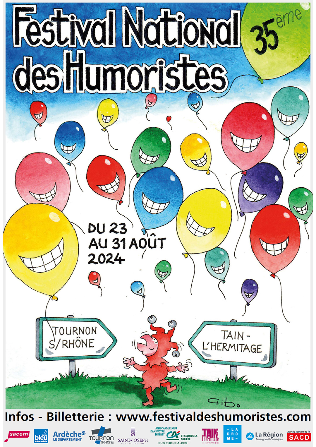 Festival National des Humoristes. Du 23 au 31 août 2024
