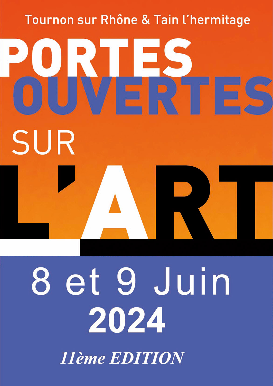 PORTES OUVERTES SUR L'ART. 8 et 9 juin 2024